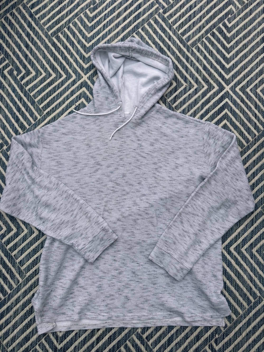 Original Use Heather Light Gray Men's Hooded Pullover